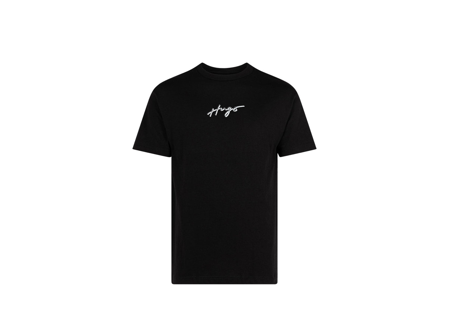 HUGO calligraphed logo with metallic effect T-Shirt