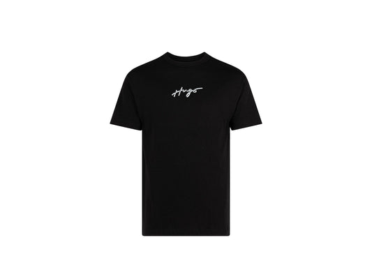 HUGO calligraphed logo with metallic effect T-Shirt